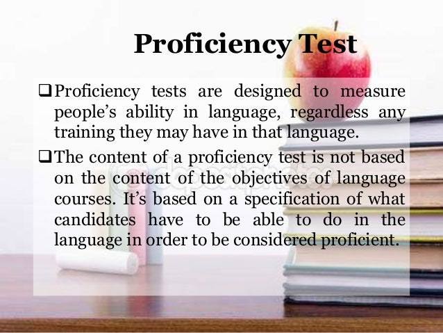Kinds of Language Tests