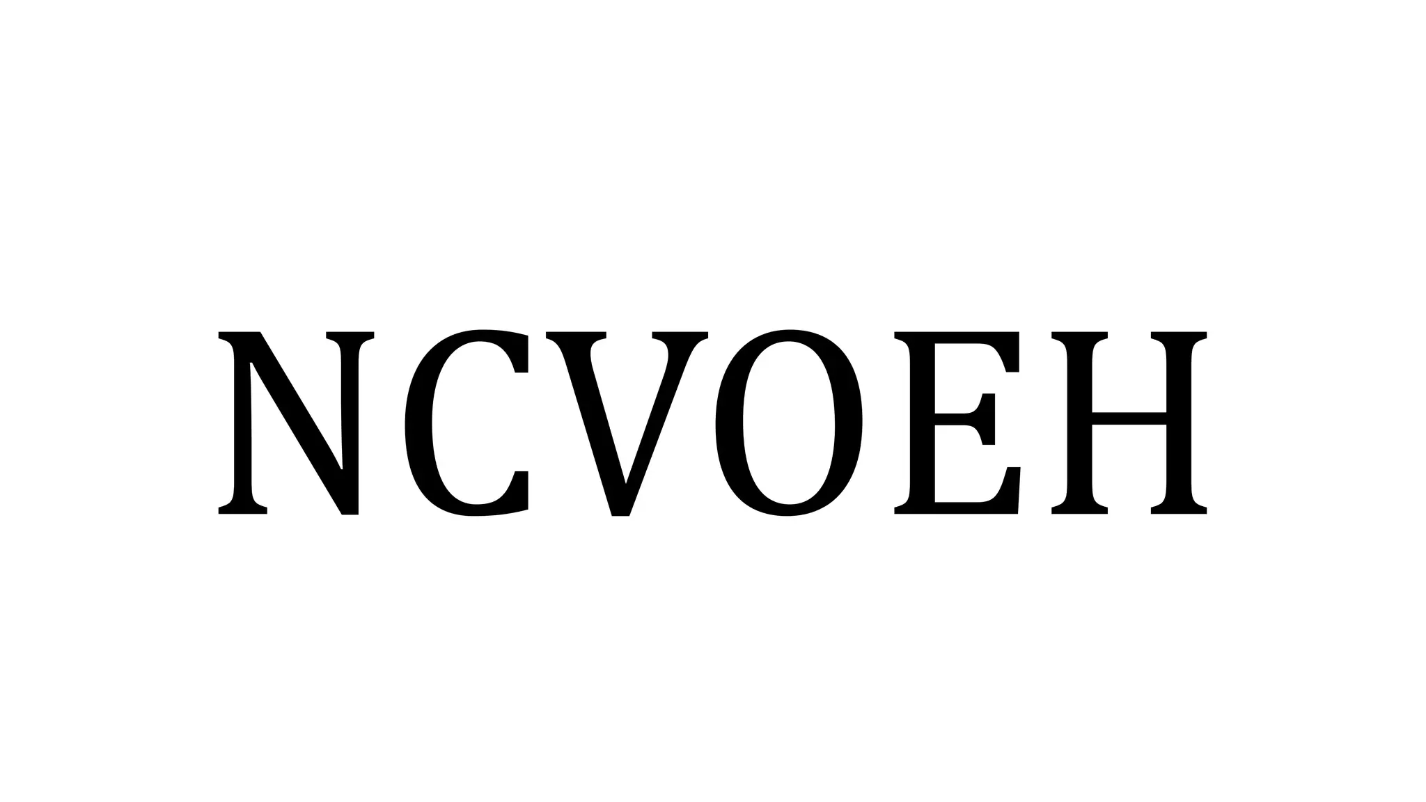 NCVOEH
 