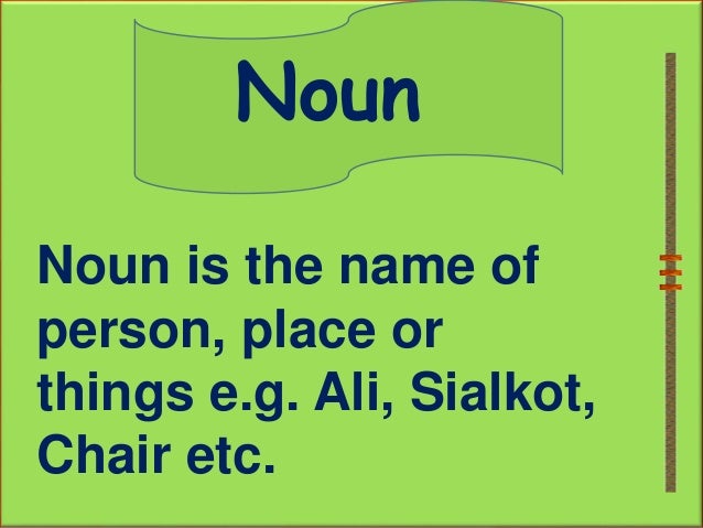 Noun And Its Kinds In English With Examples