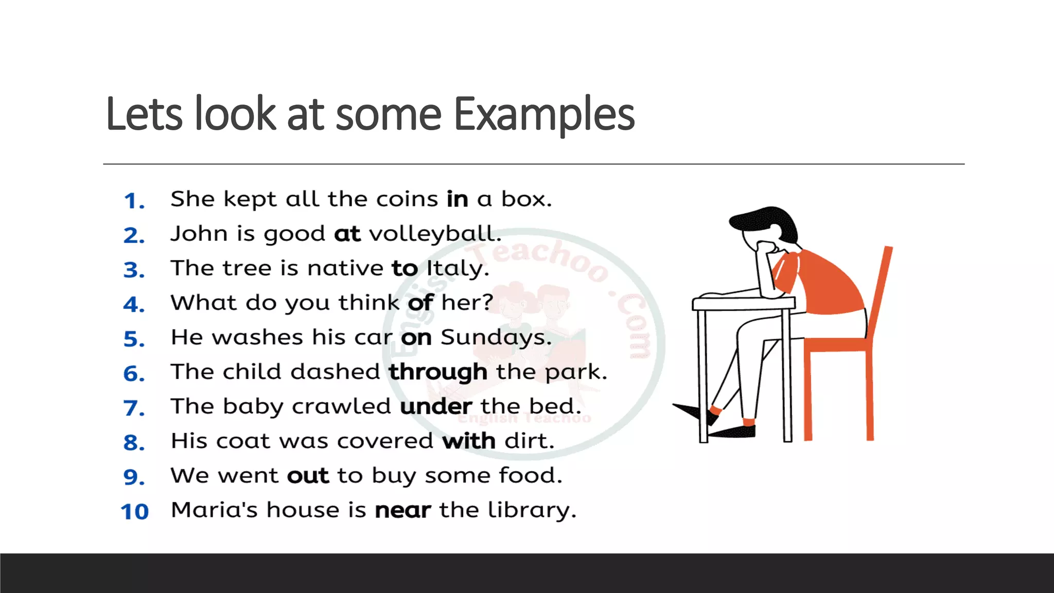 Lets look at some Examples