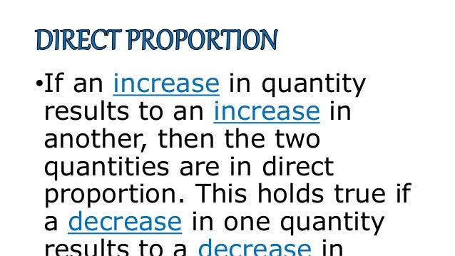 Kinds of proportion