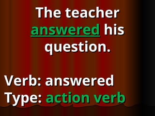 Kinds of verbs in English (Grammar) .ppt