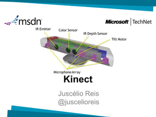 Kinect
Juscélio Reis
@juscelioreis
 