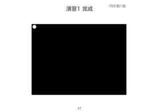 演習1 完成
37
円の数1個
 