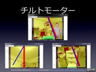 チルトモーター




Kinect for Windows SDK Book by Geis Co. Ltd. is licensed under a Creative Commons 表示 - 非営利 - 改変禁止 2.1 日本 Licen...