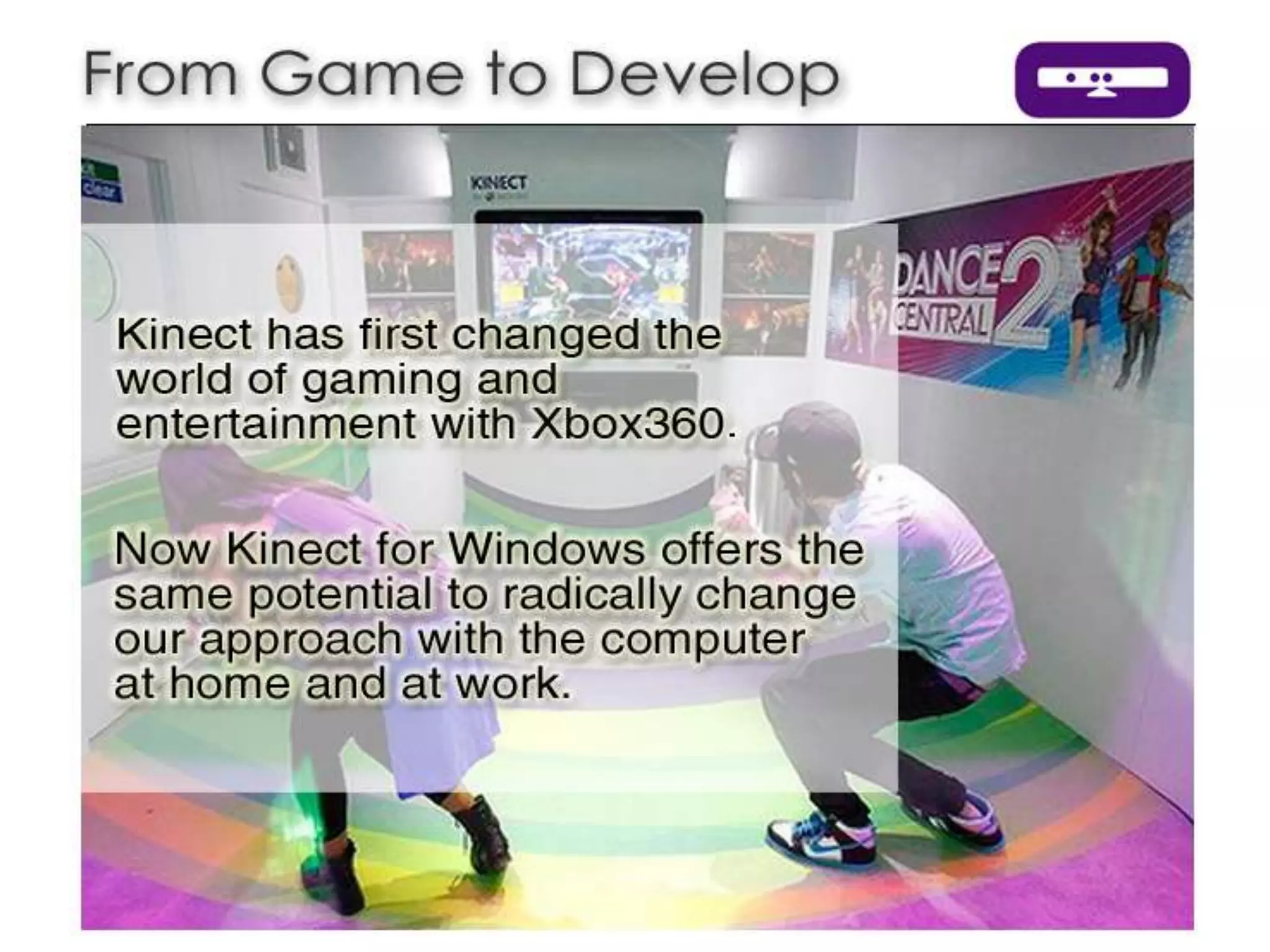 Kinect for Windows sdk - Overview