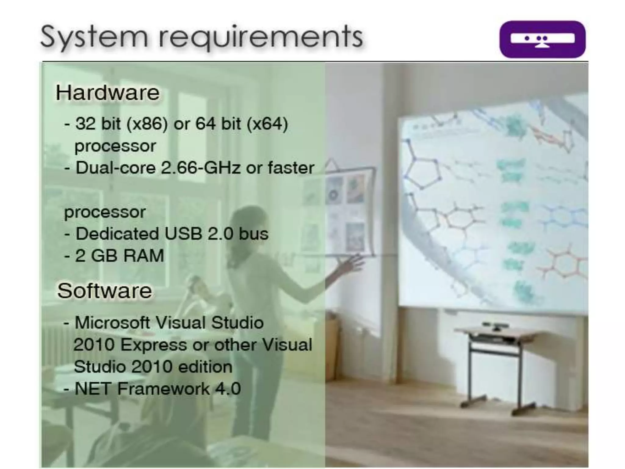 Kinect for Windows sdk - Overview