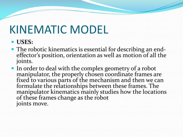 Kinematic Model vs Dynamic Model | PDF | Physics | Science