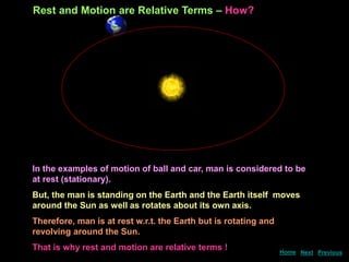 Revolving Motion Example Motion in One Dimension - Kinematics ppt | PPT