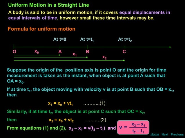 Motion in One Dimension - Kinematics ppt | PPT | Geography | Science