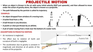 KINEMATICS - UNIT 2 - XI TH STANDARD | PDF