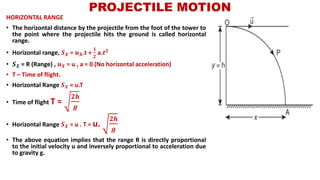 KINEMATICS - UNIT 2 - XI TH STANDARD | PDF