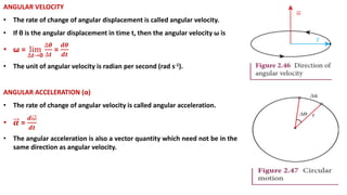 KINEMATICS - UNIT 2 - XI TH STANDARD | PDF