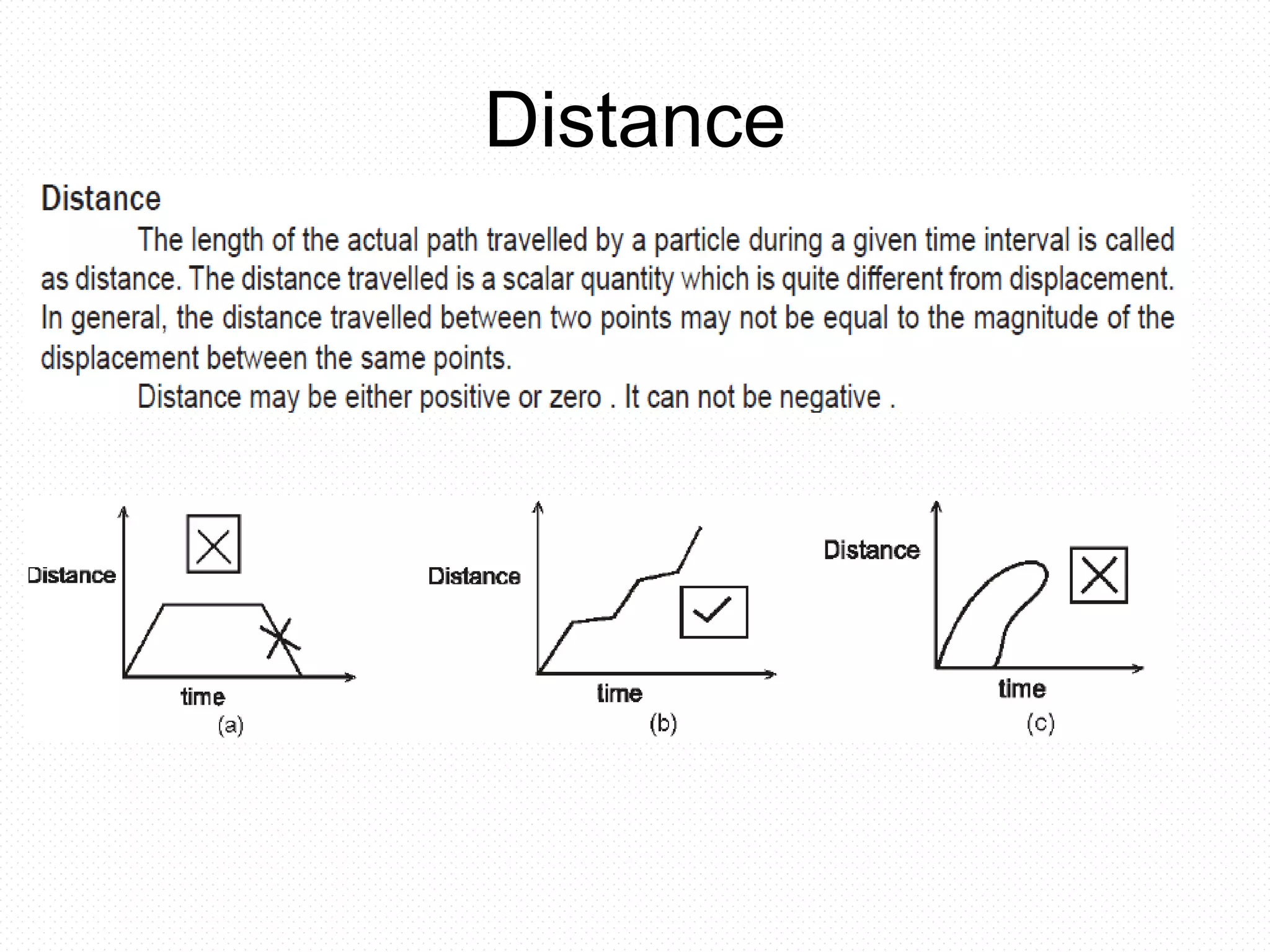 Distance
 