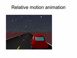Relative motion animation
 