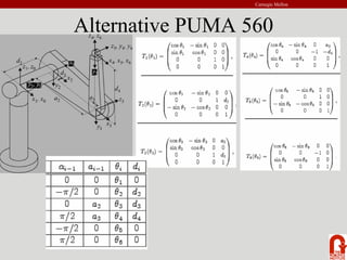 Carnegie Mellon
Alternative PUMA 560
 