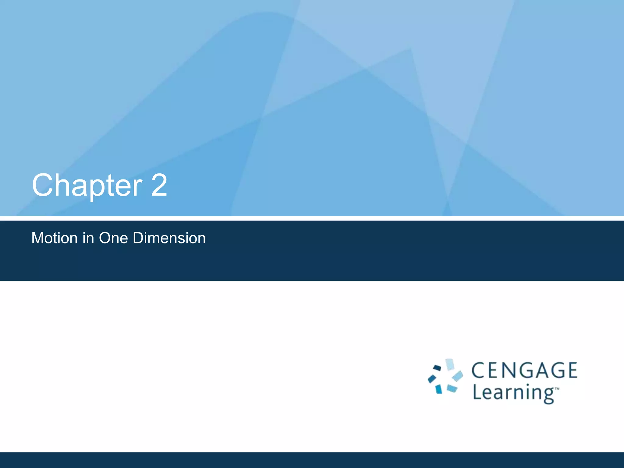 Kinematics in Onedimension.ppt