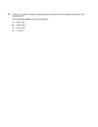 Kinematics worksheet | DOCX