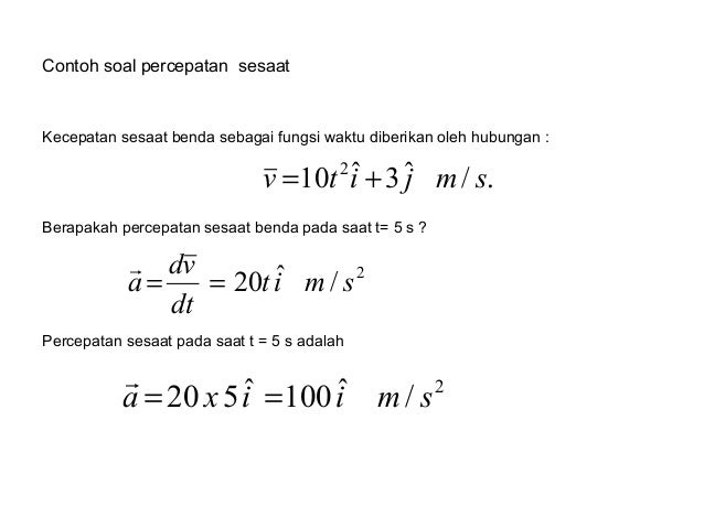 Kinematika Dua Dimensi