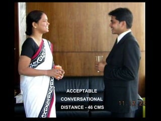 ACCEPTABLE  CONVERSATIONAL  DISTANCE - 46 CMS 
