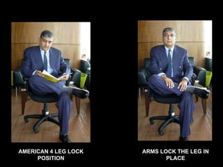 AMERICAN 4 LEG LOCK POSITION ARMS LOCK THE LEG IN PLACE 