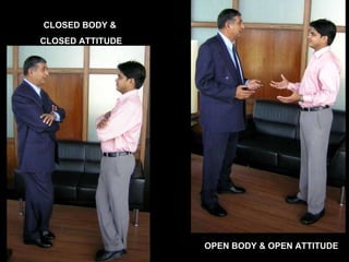 CLOSED BODY &  CLOSED ATTITUDE OPEN BODY & OPEN ATTITUDE 