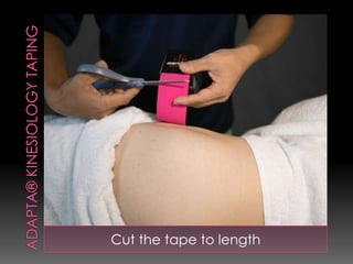 Cut the tape to length
 