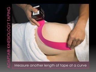 Measure another length of tape at a curve
 