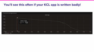 You’ll see this often if your KCL app is written badly!
 