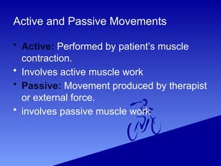 Comprehensive Guide to Types of Movement and Therapeutic Exercises in ...