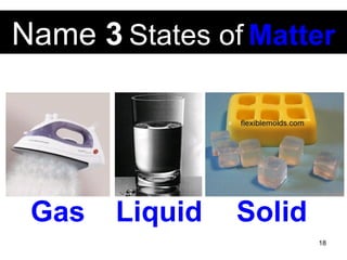 Name  3   States   of   Matter Gas Liquid Solid 