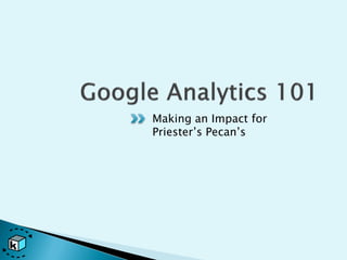 Making an Impact for
Priester’s Pecan’s
 