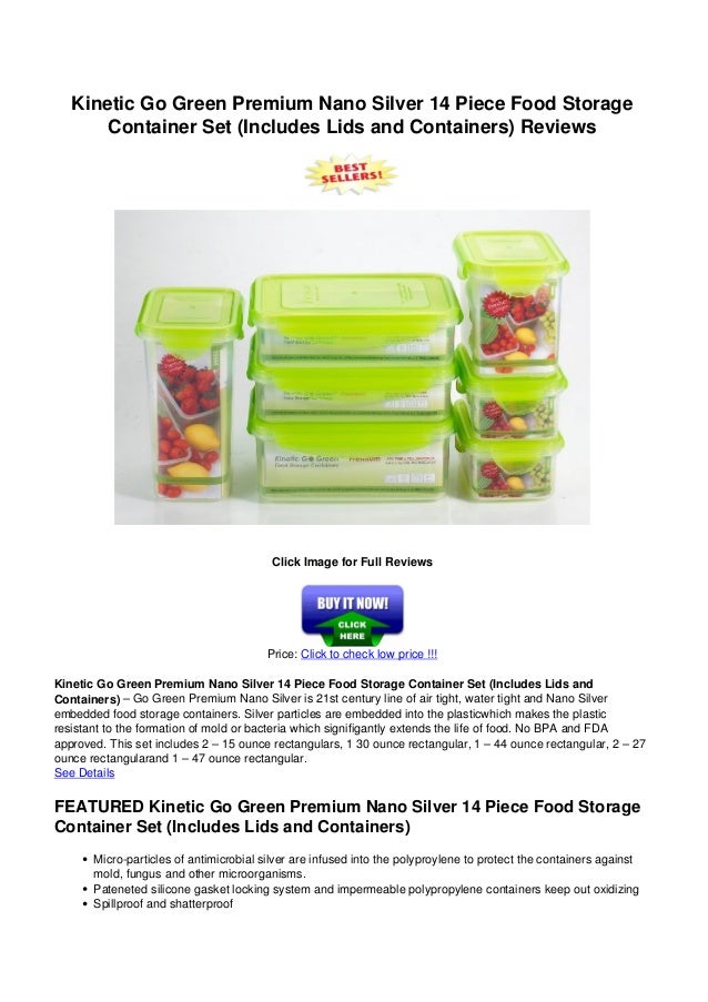go green_premium_nano_silver_14_piece_food_storage_container_set_includes_lids_and