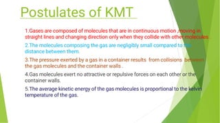 Comprehensive Overview of Kinetic Molecular Theory and Gas Laws | PDF