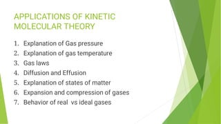 Comprehensive Overview of Kinetic Molecular Theory and Gas Laws | PDF