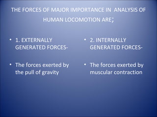 Kinetics and kinematics of gait | PPT