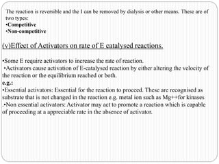 Enzyme Kinetics and thermodynamic analysis | PPTX