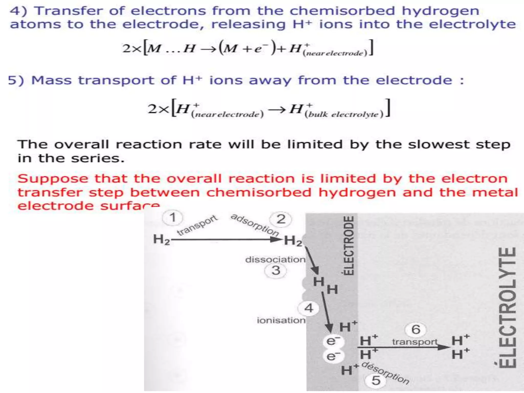 of electrochemical reaction PPT