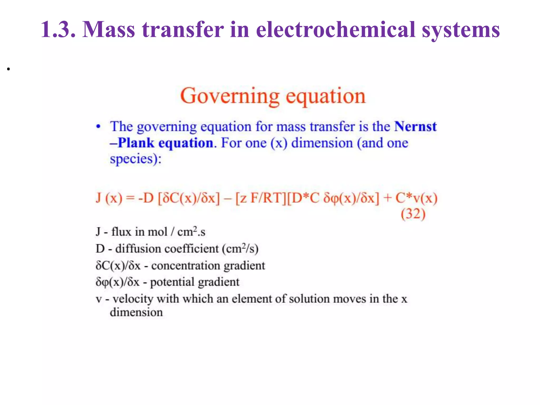of electrochemical reaction PPT