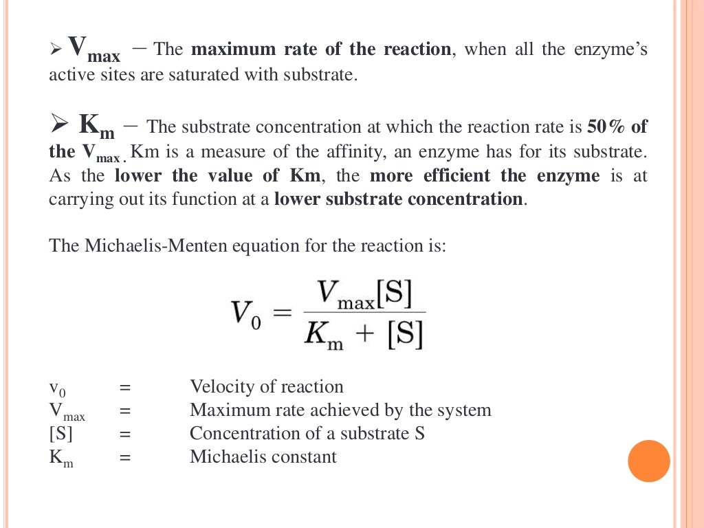 of enzyme activity SlideShare