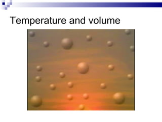 Temperature and volume 