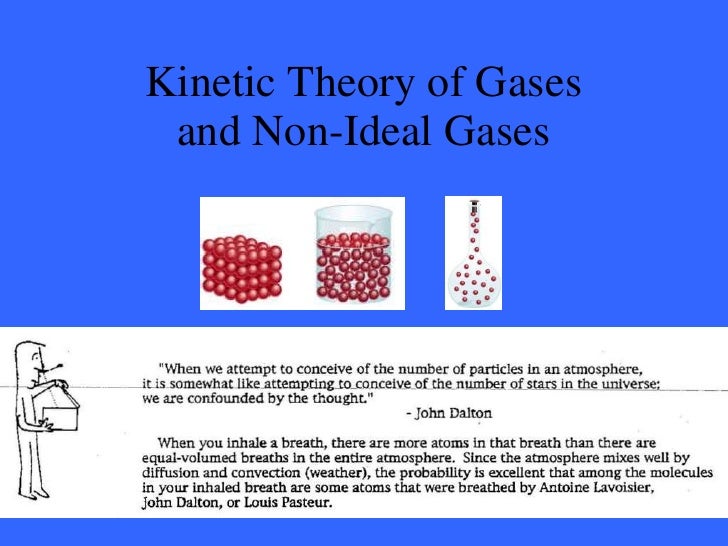 theory and non ideal gases