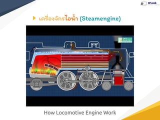 เครื่องจักรไอนํ้า (Steamengine)
How Locomotive Engine Work
 