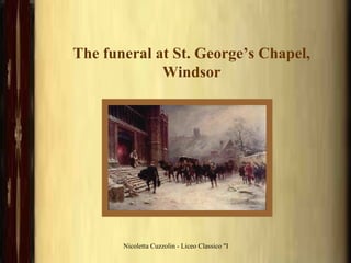 The funeral at St. George’s Chapel, Windsor 