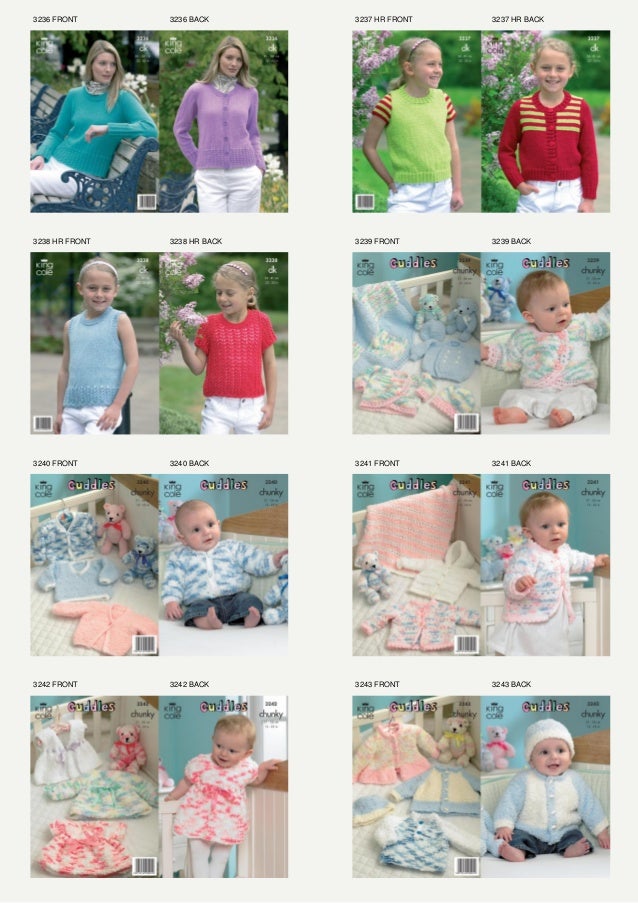 King Cole Knitting Patterns Catalogue