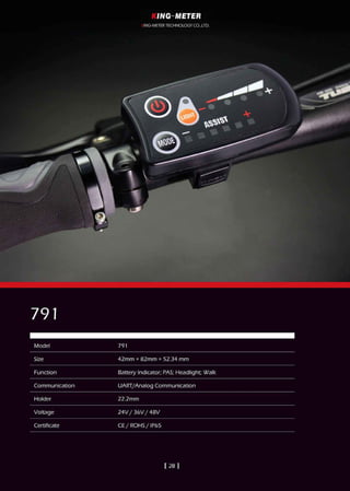 King-Meter 2019 Catalog for your eBikes.