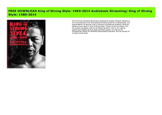 Free Download King Of Strong Style 1980 14 Audiobook Streaming Ki Free Download King Of Strong Style 1980 14 Audiobook Streaming Ki
