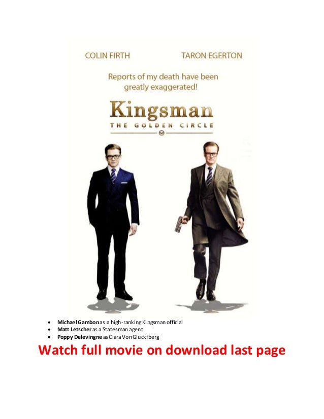 Kingsman The Golden Circle English Full Movie Download p Movies kingsman the golden circle full movie download free