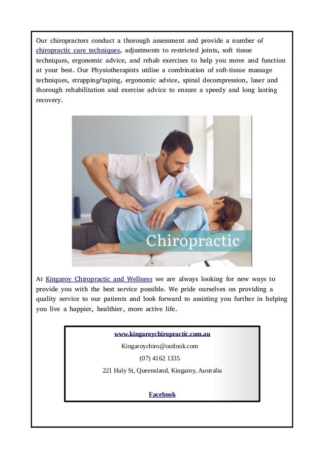 Kingaroy Chiropractic & Physiotherapy… Can They Work Together?