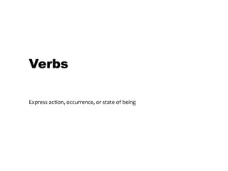30/01/13




Verbs

Express edit Master subtitle style
Click to action, occurrence, or state of being
 